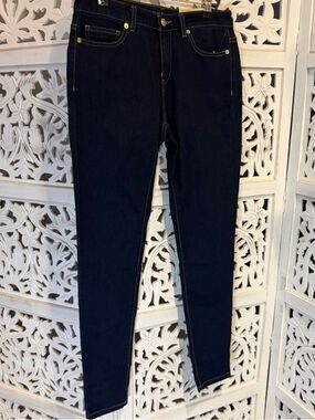 NWT Michael Kors Dark Indigo Izzy Skinny Jeans Sz 4